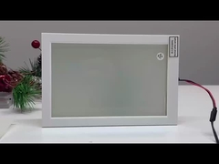 Película PDLC inteligente temperada, comutável, vidro de privacidade, energizado, atomizado